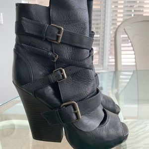 Dolce Vita - Soft Leather Black Boots, Size 7.5